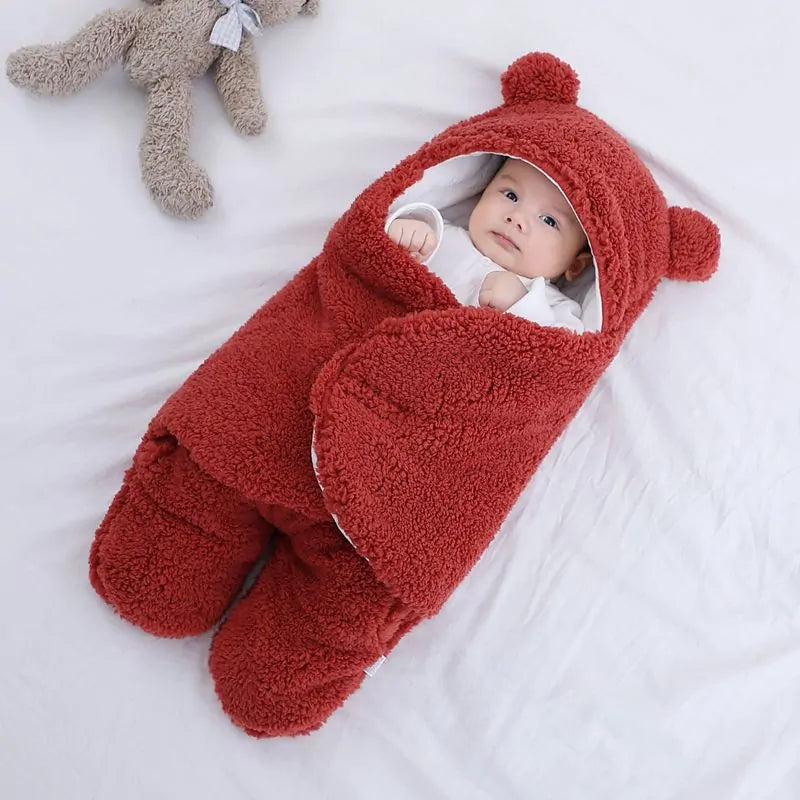 Bear Ears Baby Sleeping Bag