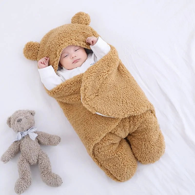 Bear Ears Baby Sleeping Bag